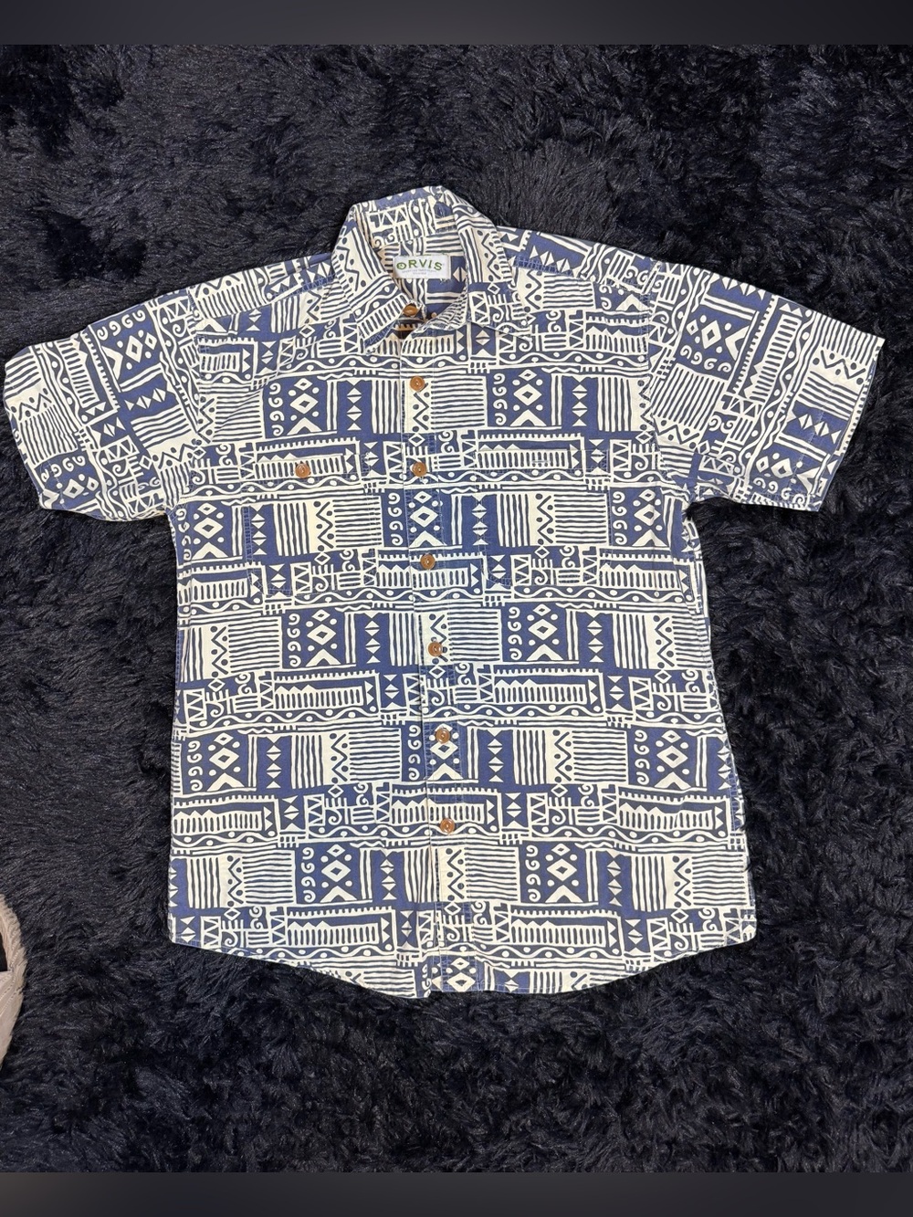 Orvis Printed Button Up Shirt